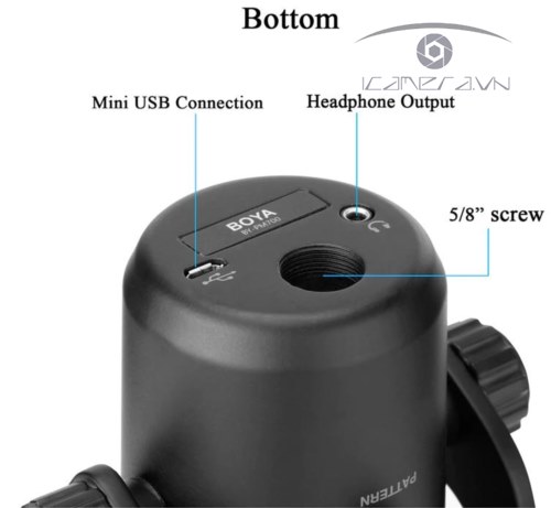 Mic thu âm BY-PM700 cho máy tính, PC để thu âm clip ASRM độ nhạy tiếng cao