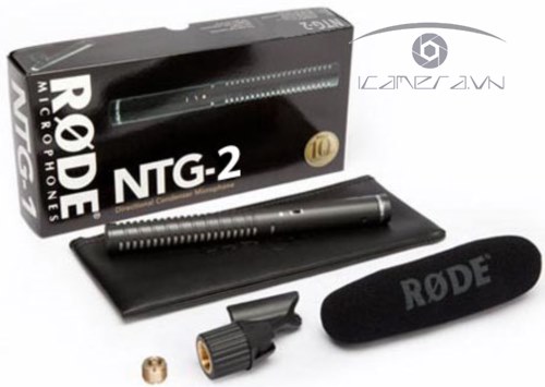 Mic thu âm Rode NTG2 phỏng vấn Condenser Shotgun Microphone