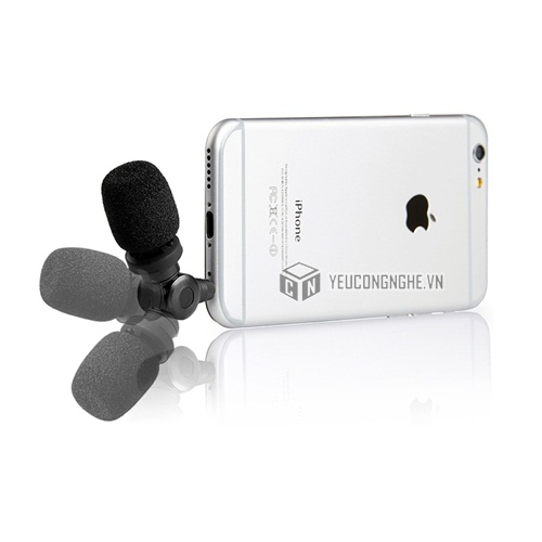 Mic thu âm định hướng cho iPhone, iPad, iPod Touch, Mac Saramonic Smartmic