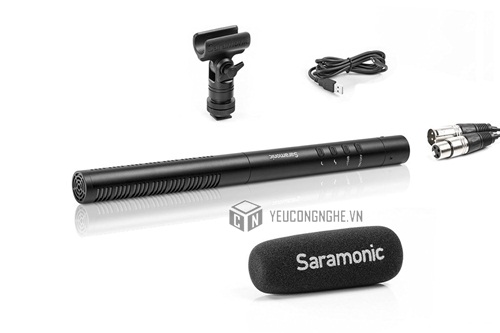 Mic thu âm định hướng XLR shotgun 11 inch Saramonic SR-TM1