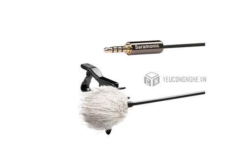 Mic thu âm gài áo Lavalier Microphone cho điện thoại, iPhone, iPad, Android SR-LMX1