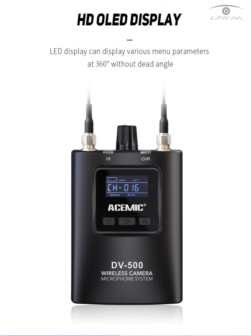 Mic thu âm không dây ACEMIC – DV-500 (FA101) 1 thu 1 phát