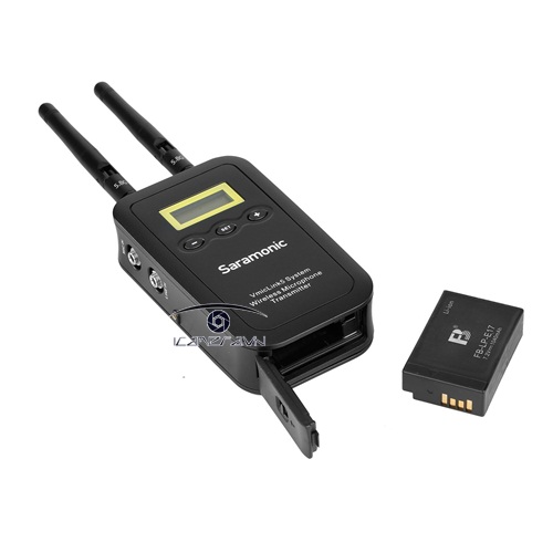 Mic thu âm Saramonic VmicLink5 5.8GHz Wireless Lavalier Microphone 3TX 1RX