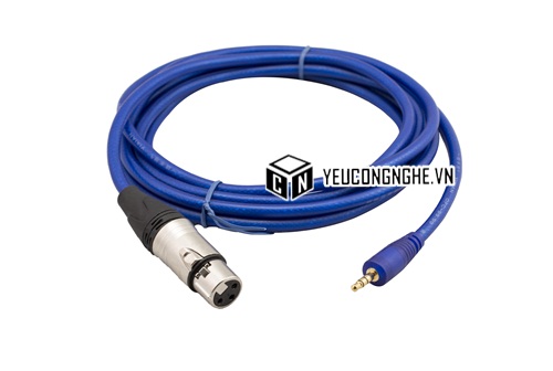 Dây cáp truyền tín hiệu đầu mic XLR ra cổng Audio 3.5mm dài 3m YX-1372B
