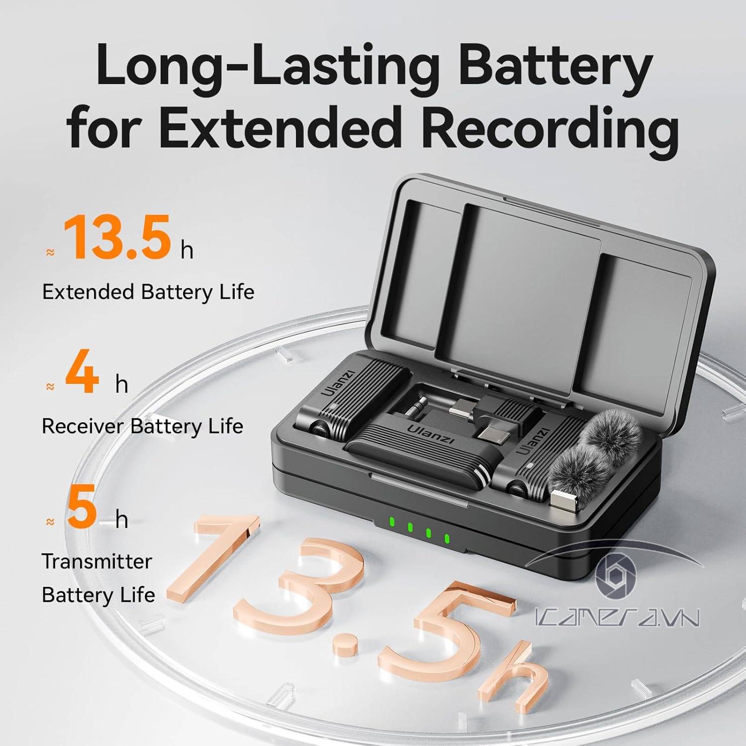 Micro cài áo không dây Ulanzi A100