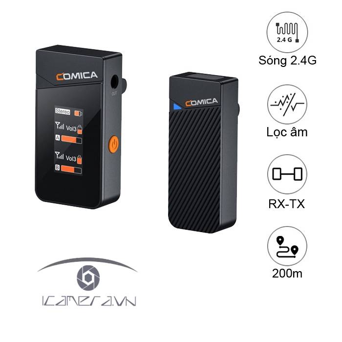 Mic thu âm không dây Comica Vimo C1