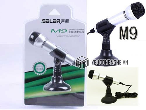 Micro siêu rẻ thu âm chất lượng Salar M9