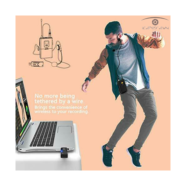 Micro thu âm không dây cho máy tính FIFINE K031B WIRELESS USB