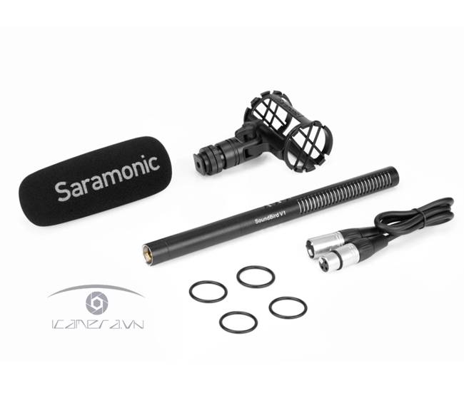 Micro thu âm Shotgun Saramonic SoundBird V1 hàng chính hãng