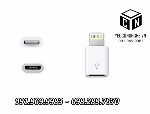 Đầu chuyển Lightning iPhone 7 6 5/5s sang Micro USB Adapter