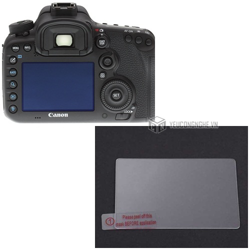 Miếng dán bảo vệ màn hình máy ảnh Canon 7D Mark II Lynca