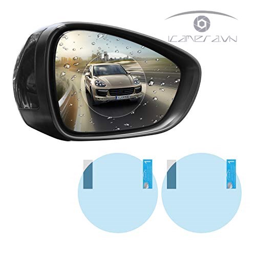 Miếng dán chống nước, chống sương mù cho gương chiếu hậu xe hơi 100*100mm