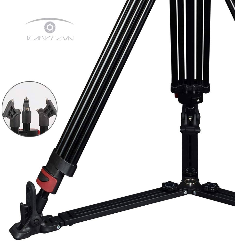 Chân máy ảnh máy quay Tripod Miliboo M609A