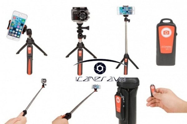 mini tripod mefoto kem dieu khien tu xa mk10 gia re ha noi