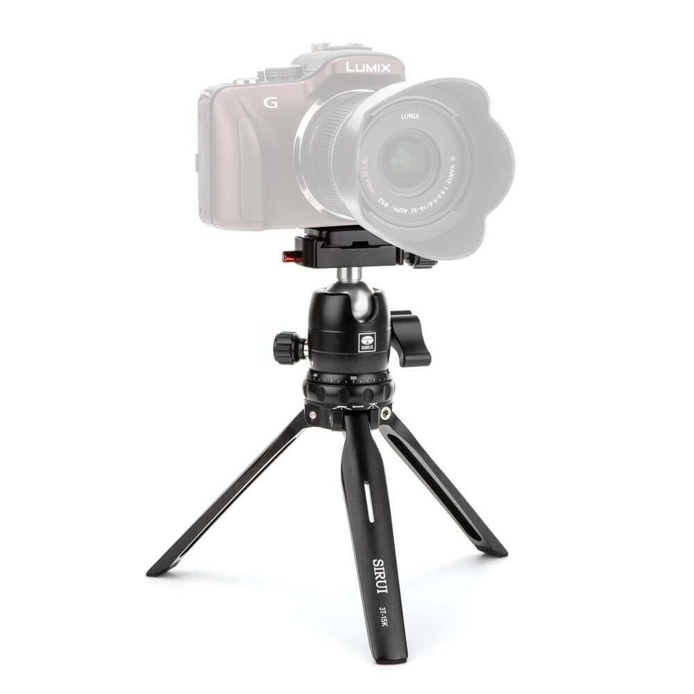 Chân máy mini tripod Sirui 3T-15K cho máy ảnh, máy quay, điện thoại