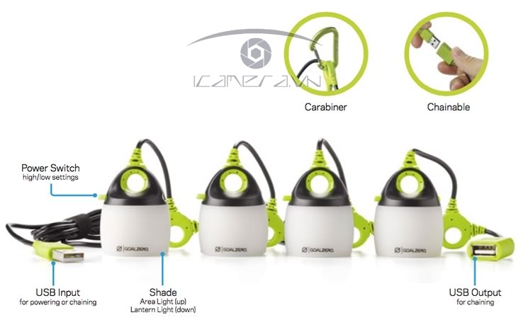 Đèn lều nối tiếp Light-a-life mini cắm cổng USB chính hãng GoalZero