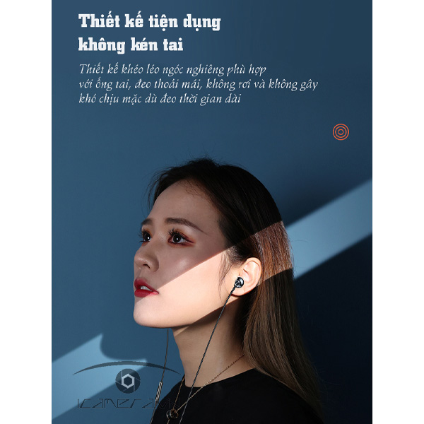 Tai nghe  PISEN Metalic Semi-In-Ear 3.5mm (LV-MM02)