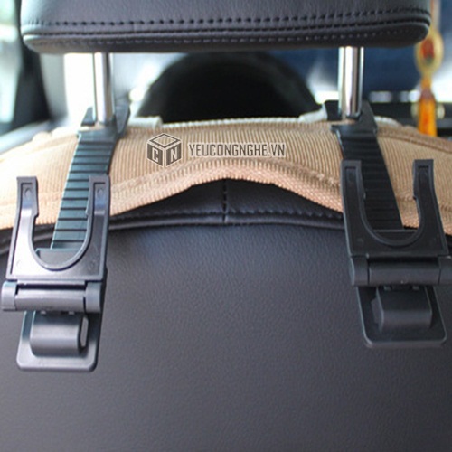 Móc treo đồ, đỡ chai nước sau tựa đầu xe hơi Headrest hook Chezhijing BE-03
