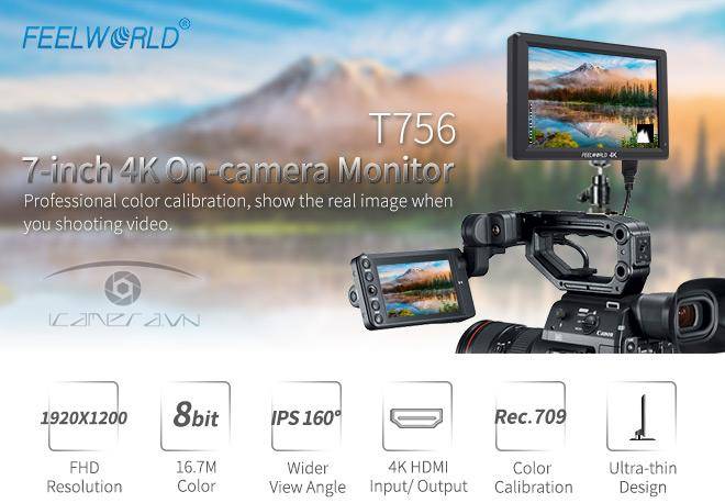 Màn hình monitor Feelworld 4K T756