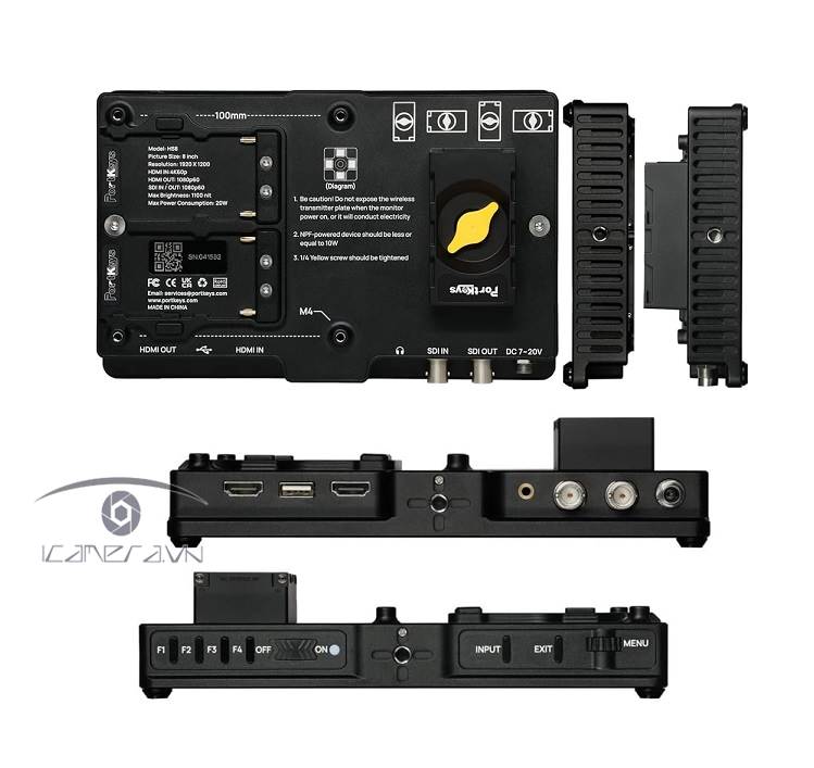 Monitor Portkeys HS8 ( 3G-SDI/4K HDMI HIGH BRIGHTNESS )
