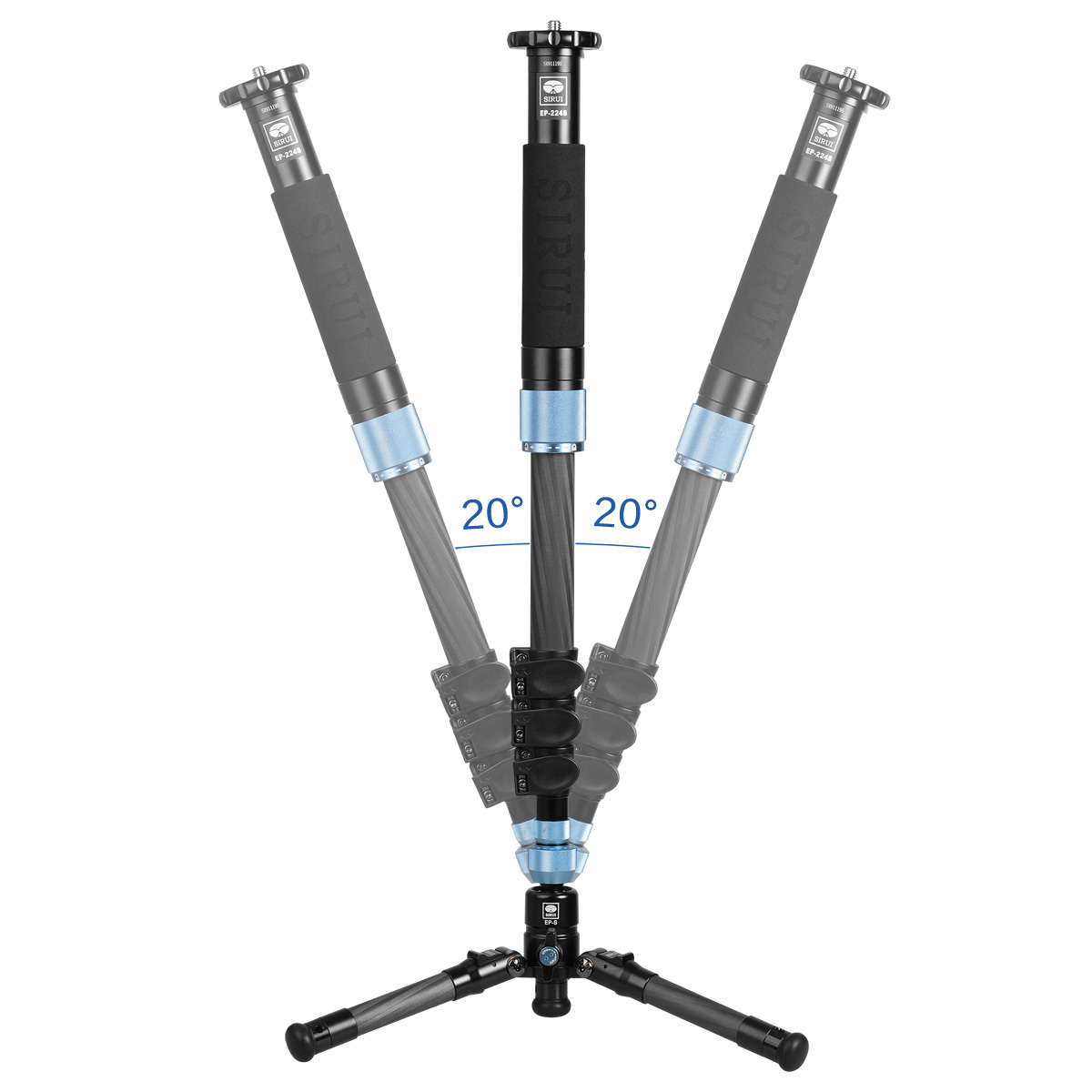 Chân máy Monopod Sirui EP-224S chất liệu sợi Cacbon Fiber