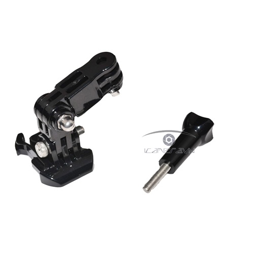 Mount gắn đổi góc kèm đế gài camera Gopro Hero SJcam