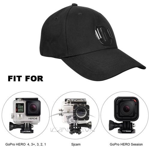 Mũ lưỡi trai gắn Gopro Hero, Action Cam, camera hành trình