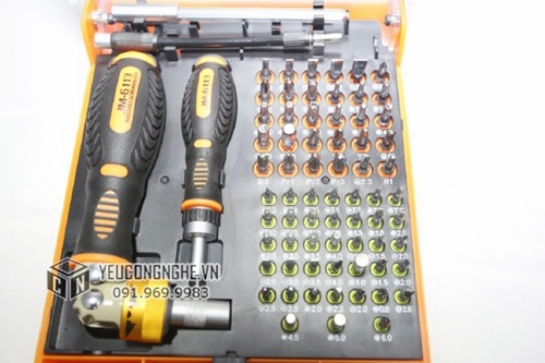 Bộ tuốc nơ vít dụng cụ đa năng vặn xoay trục góc 73 trong 1 JM-6113