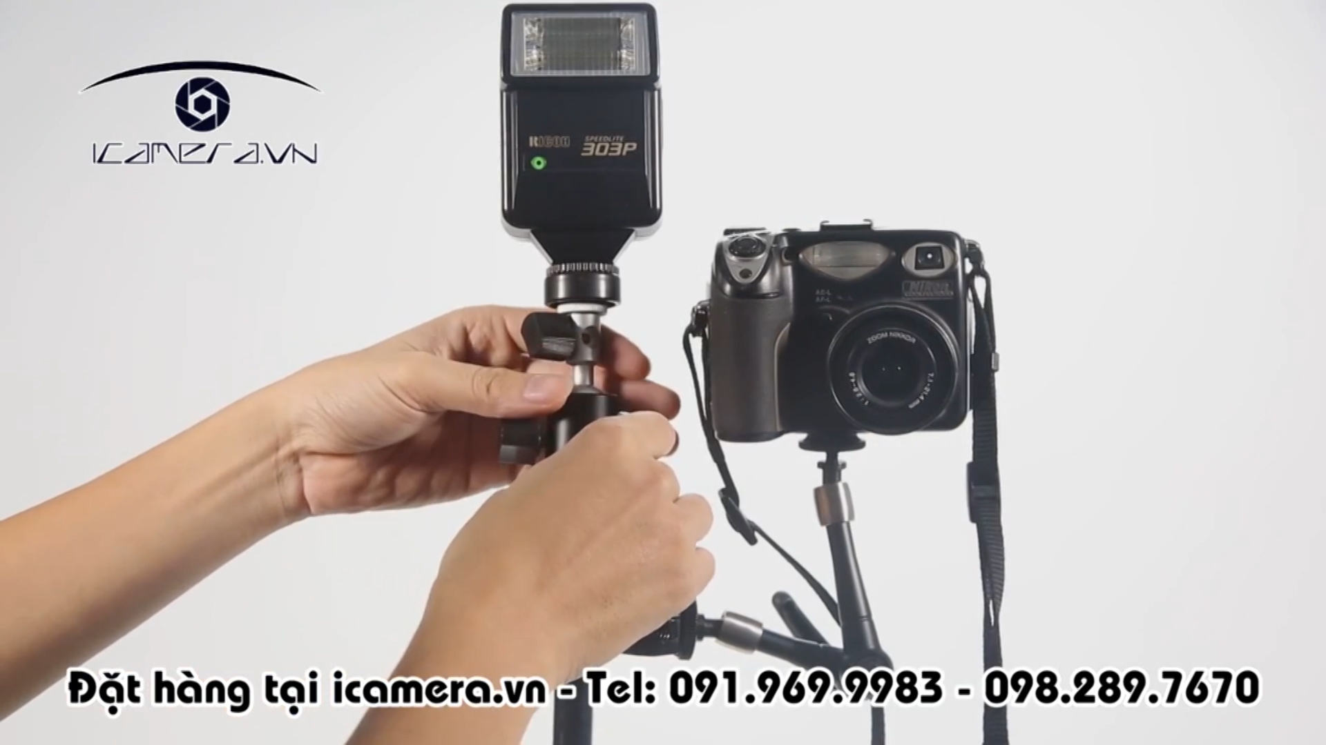 Kẹp kìm các thiết bị máy ảnh, máy quay, gá đèn, tripod