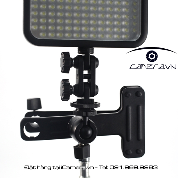 Kẹp to có bi cho đầu tripod đa năng thiết bị quay chụp HN