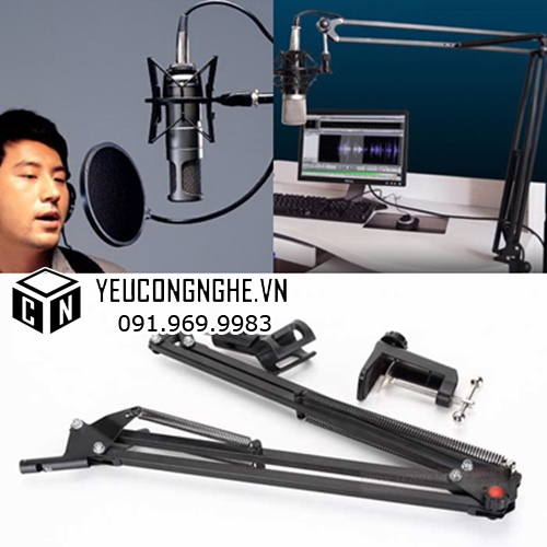 Giá để micro phòng thu khớp khuỷu xoay giá rẻ NB-39