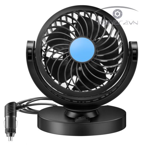 Quạt máy mini 12v trên ô tô, xe hơi cắm tẩu thuốc giá rẻ