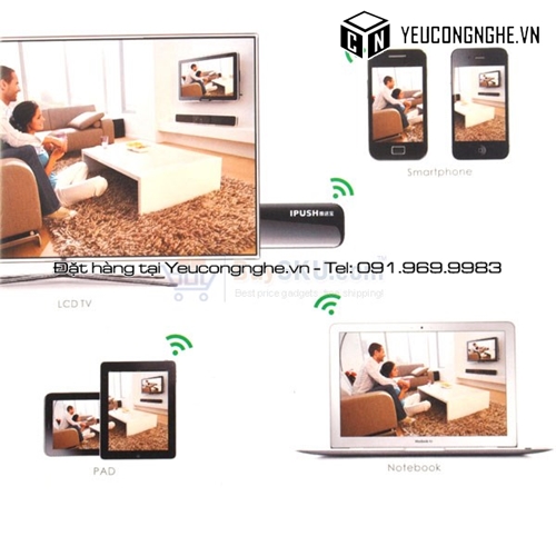 Ipush - Thiết bị kết nối video từ điện thoại sang tivi