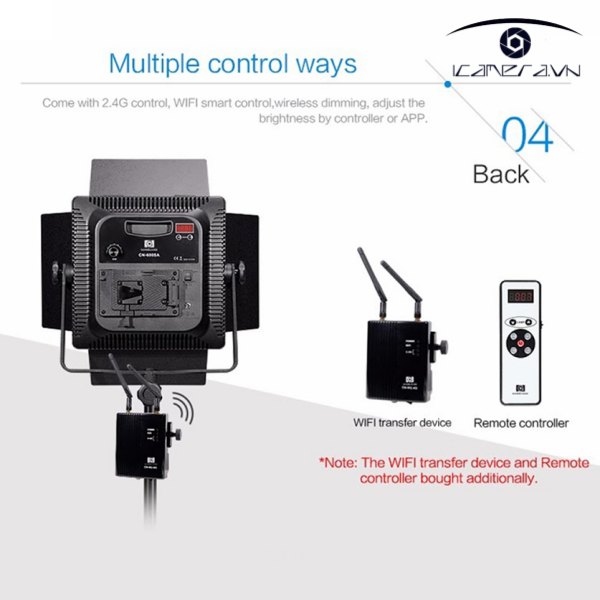 Nanlite CN-600SA 3KIT ship toan quoc