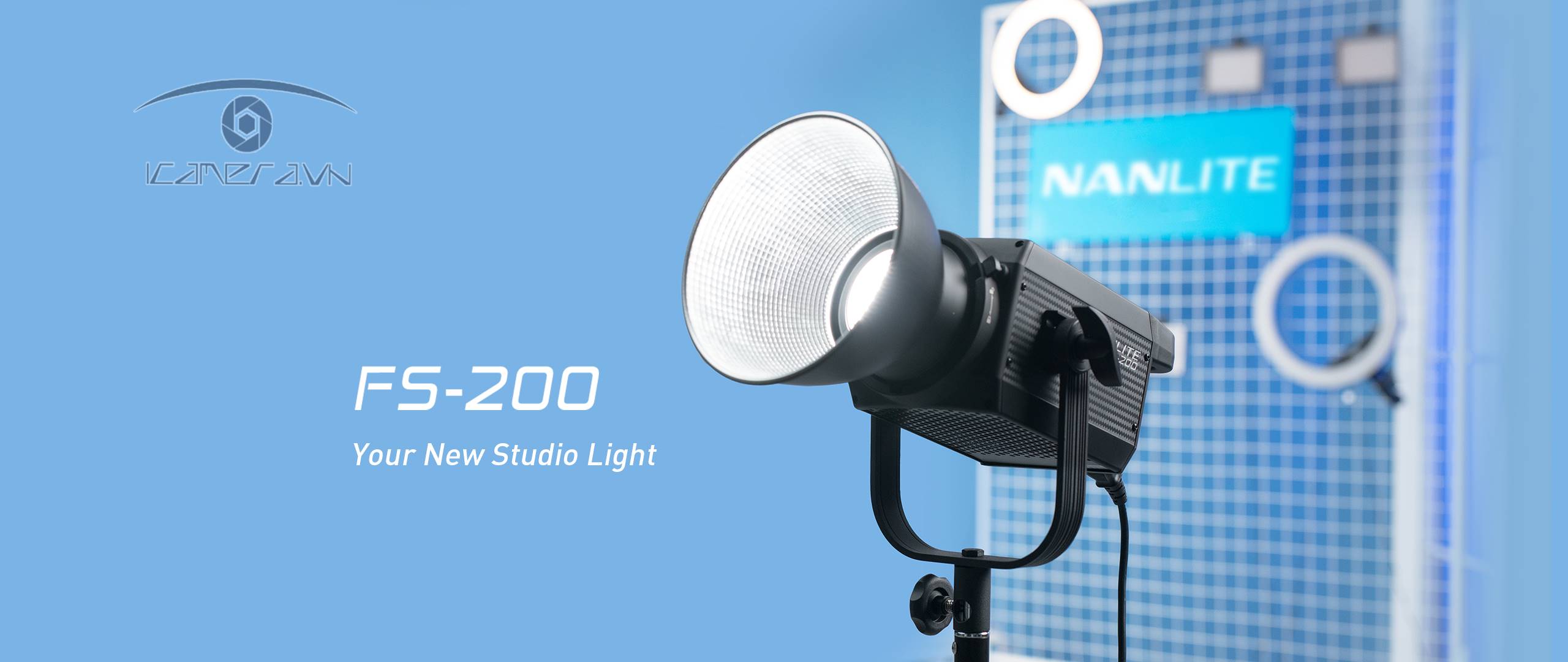 Nanlite FS-200 Led Daylight Spot Light - Đèn led quay phim chụp ảnh
