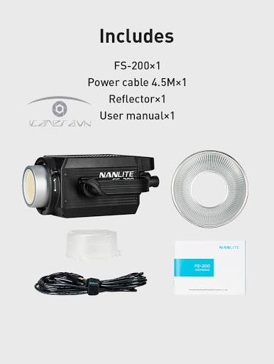 Nanlite FS-200 Led Daylight Spot Light - Đèn led quay phim chụp ảnh