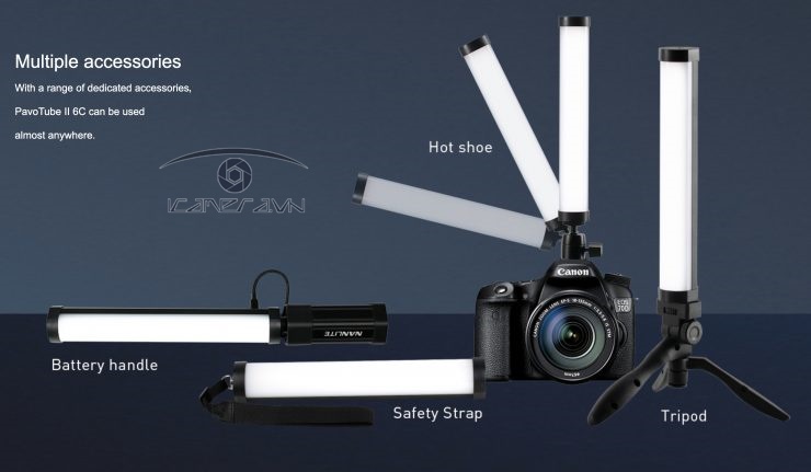 Đèn LED ống đổi màu RGB - Nanlite PavoTube II 6C