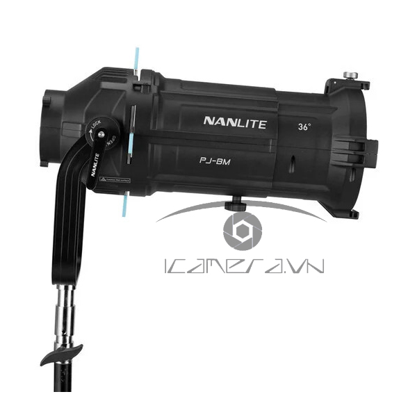 Nanlite PJ-BM-19 Projection Attachment cho Bowens Mount với ống kính 19°, 36°