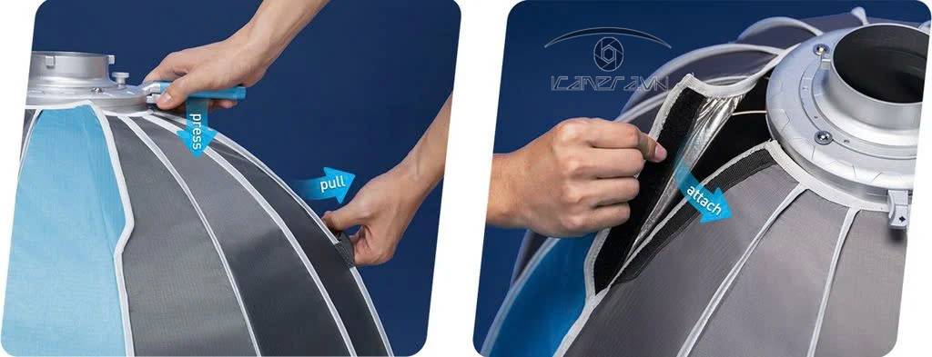 NANLITE Rapid 90 Parabolic Softbox SB-RP120