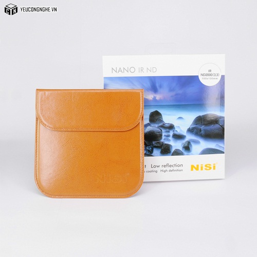 Filter Nano IR ND2000 NiSi kính lọc ánh sáng bảo vệ ống kính máy ảnh 100x100mm