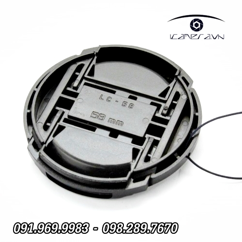 Nắp ống kính Canon 58mm cap bảo vệ lens chống bụi bẩn