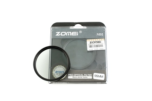 Filter ND2 phi 55mm cho lens máy ảnh chính hãng Zomei giá rẻ