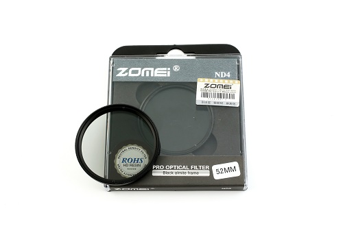 Filter 52mm ND4 cho ống kính máy ảnh giá rẻ Zomei