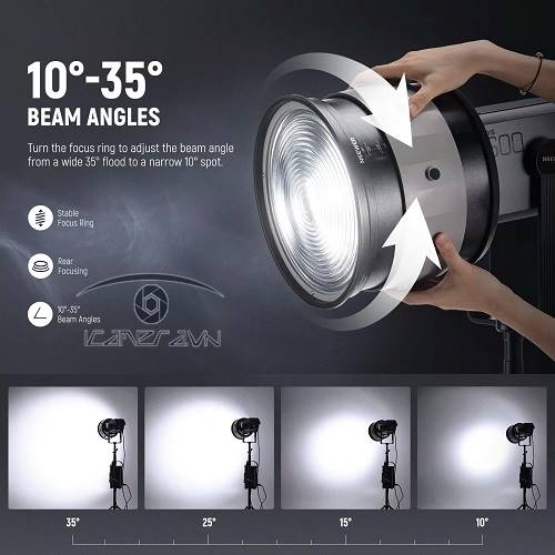 Ống kính Fresnel NEEWER CSF10 10" với góc chùm tia 10-35°