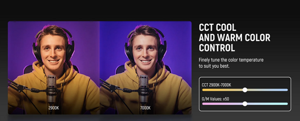 NEEWER GL1C RGB LED Streaming Light