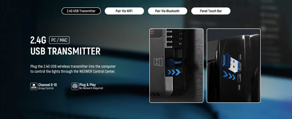 NEEWER GL1C RGB LED Streaming Light