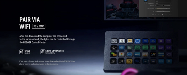 NEEWER GL1C RGB LED Streaming Light