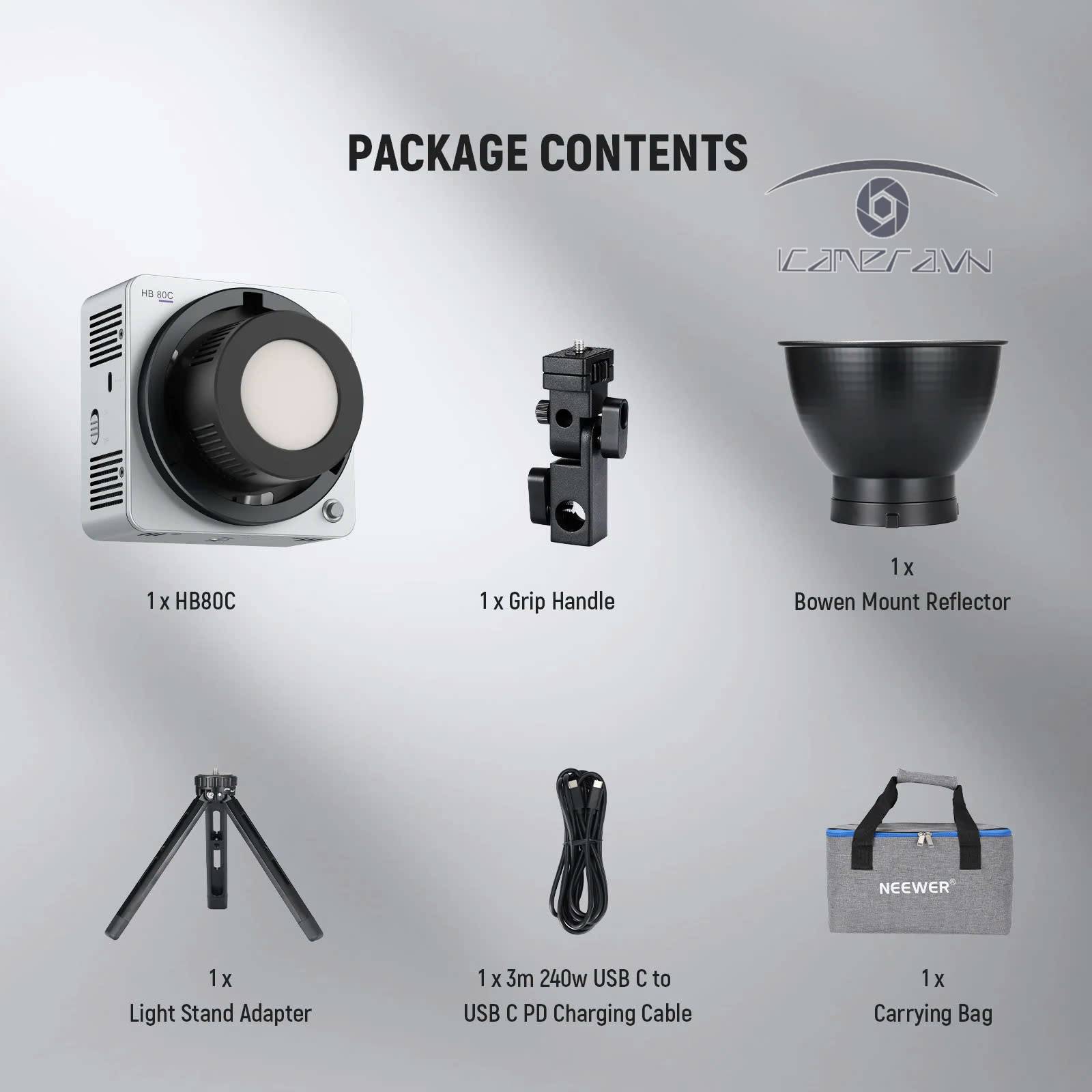 Đèn led NEEWER HB80C 80W RGBWW