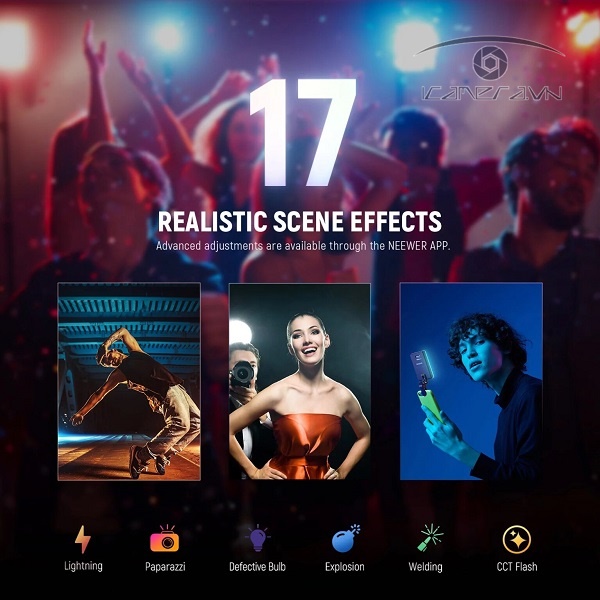 NEEWER VL67C RGB Đèn Selfie Cho Điện Thoại/Laptop & máy ảnh