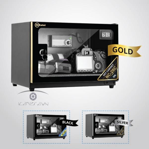 Tủ chống ẩm cao cấp Nikatei NC-20C Gold/Silver ( 20 lít )